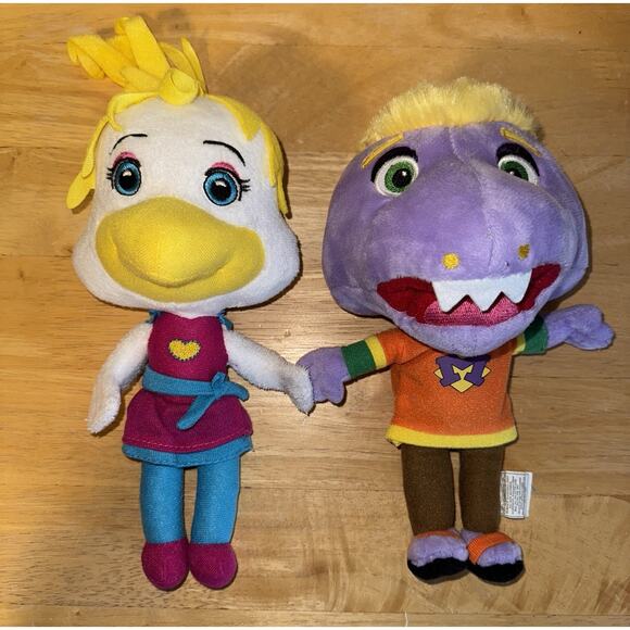 Chuck E Cheese Mr Munch Helen Stuffed Plush Toys Showbiz Pizza Band - Picture 1 of 8